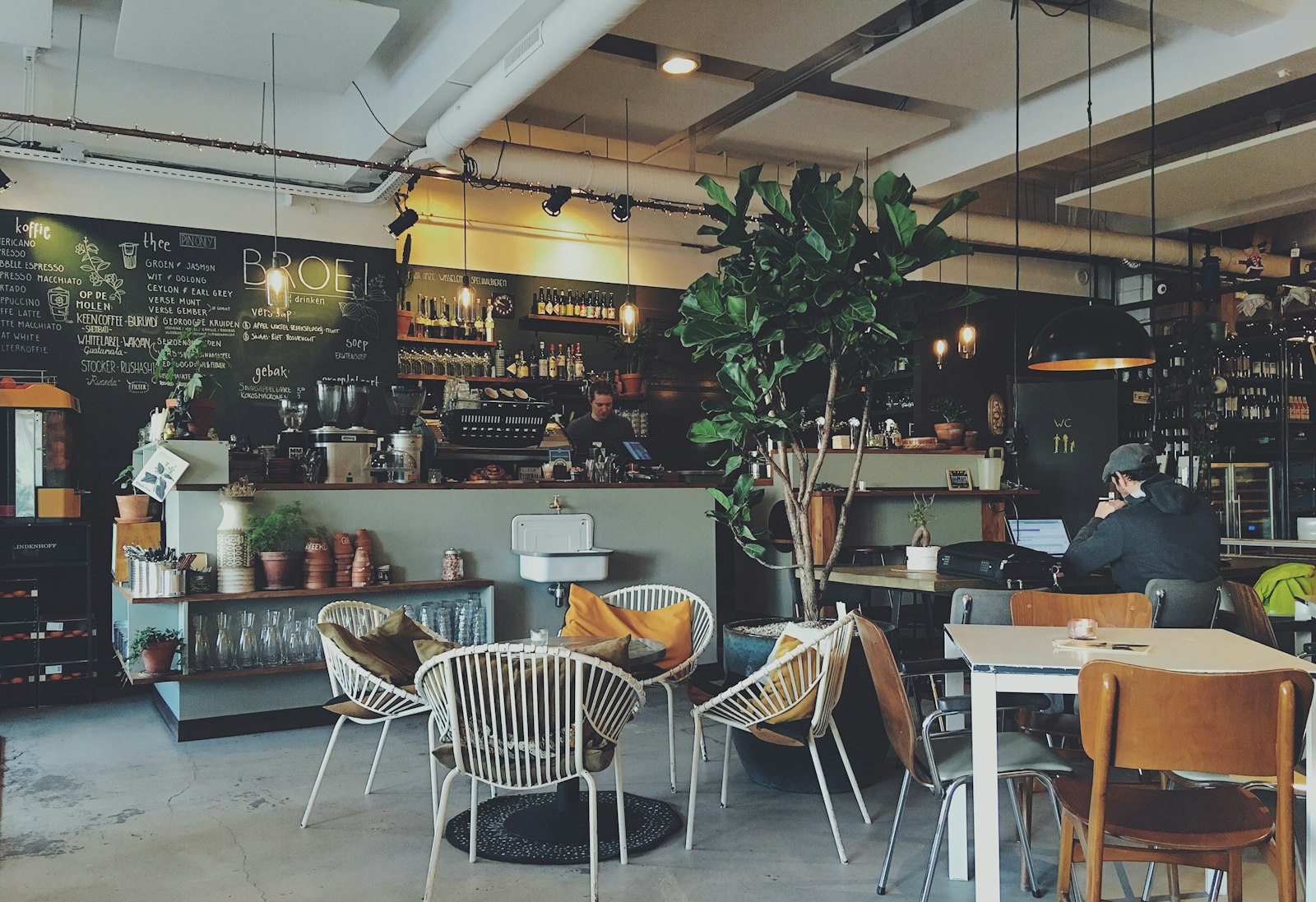 Interior do café